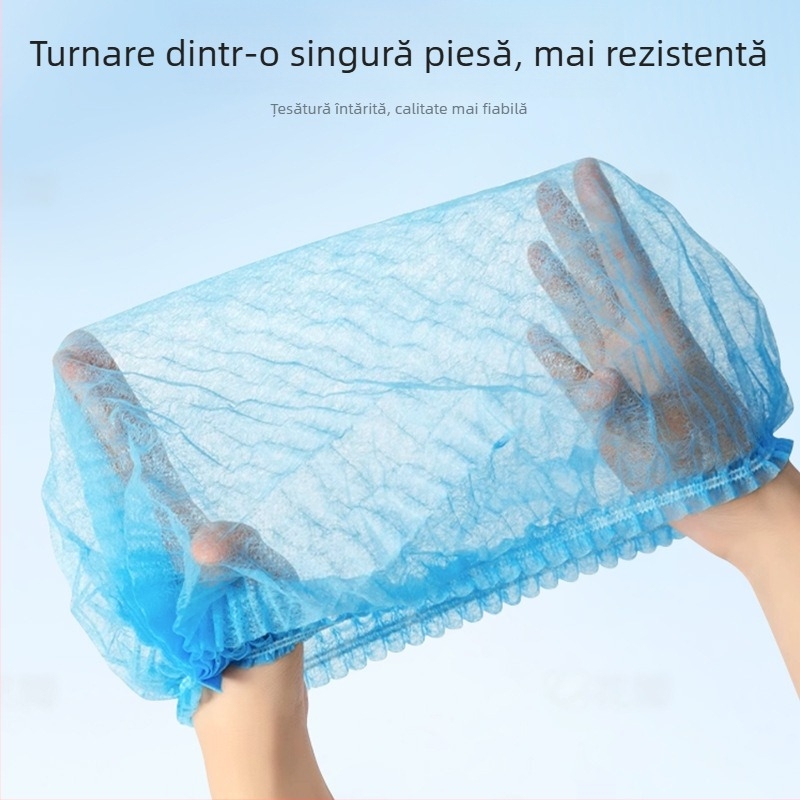 Bonetă de unică folosință, respirabilă, din material nețesut, pentru industria alimentară, interior