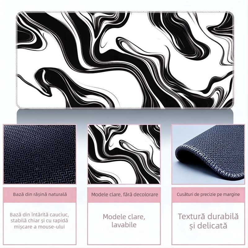 Mouse pad Star road Xt-01, cauciuc natural, antiderapant, imprimare prin transfer termic