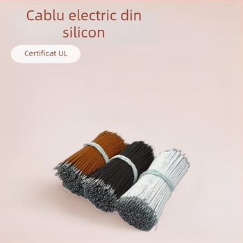 Cablu de conectare, înveliș din silicon, rezistent la temperaturi înalte, 1007/UL3265PE/PU/PVC, pentru echipamente electrice interne