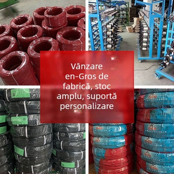 GB-standard 6 AWG cablu moale din siliciu, rezistent la temperaturi înalte, conductor pentru pachet de baterii, cu două conductoare, -60°C până la 200°C, 600V