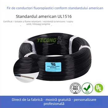 Conductor din cupru placat cu staniu, izolație ETFE și înveliș TEFLON, UL-listed, 300V