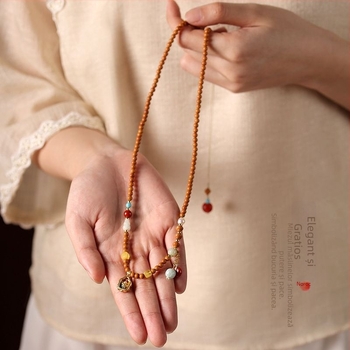 Colier - handmade, pandant geometric din aur 18K, lungime reglabilă, unisex