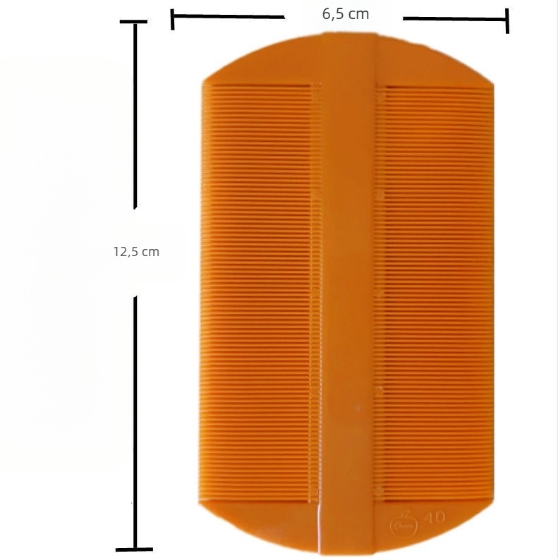 Pieptene de îngrijire a blănii pentru câini, cu dinți fini, pentru îndepărtarea păduchilor, ouălor de păduchi și mătreții (Plastic; Brand: Unique; Fără import; Pentru câini)