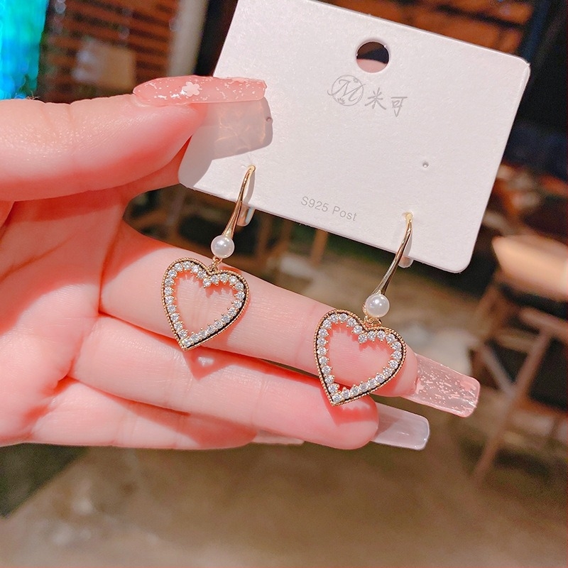 Cercei – cupru, placare electrolitică, Mike brand, stil animație, proaspăt și dulce