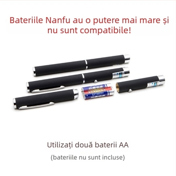 Pix de test anti-lumină albastră, corp metalic, model Anti-blue light test pen, ambalaj cu o singură bucată, pix indicator, bateria nu este inclusă
