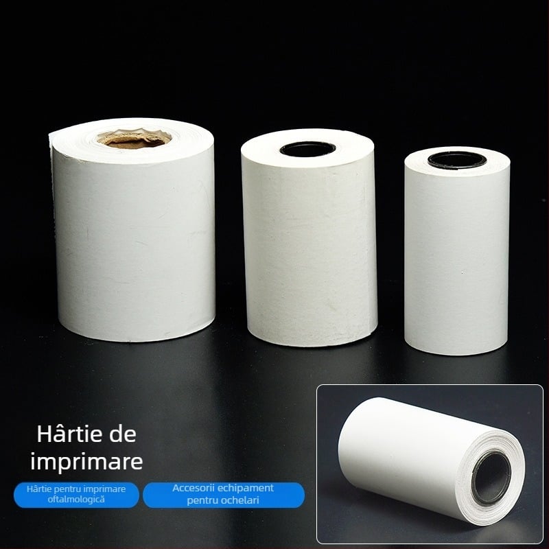 Rolă de hârtie termică sensibilă pentru imprimante de optometrie, model 805633, hârtie, utilizare în birou