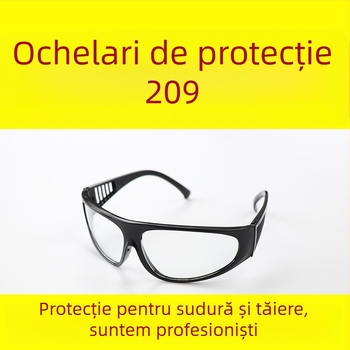 Ochelari de protecție pentru sudură, cu protecție împotriva stropilor și impact, lentilă din sticlă 0,15 mm, model HGZ-27-4, GB_14866_2006
