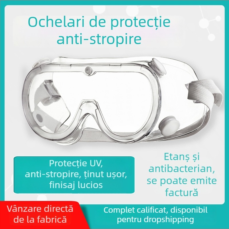 Mască protectoare pentru ochi cu lentilă antifog, Ramă reglabilă, Model: Anti-fog, Protecție (lentilă antifog; ramă reglabilă; Model: Anti-fog; Protecție)