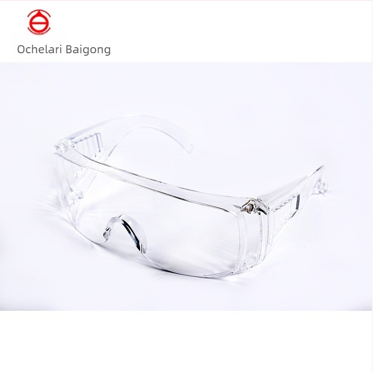 DH-037 Ochelari de protecție, ramă PC, lentilă 2,4 mm, transmisie luminoasă 99%, pentru impact și sudură electrică/gaz