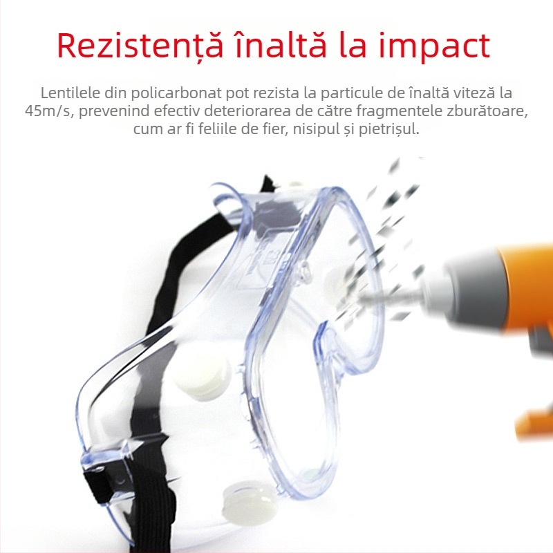 3M 1621af ochelari de protecție cu anti-ceată, anti-chimicale, anti-praf, anti-șoc, protecție UV 99%