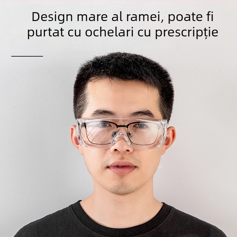 Ochelari de protecție pentru muncă - anti-splash, protecție împotriva vântului și praului, lentile transparente, seria Protecție la Locul de Muncă