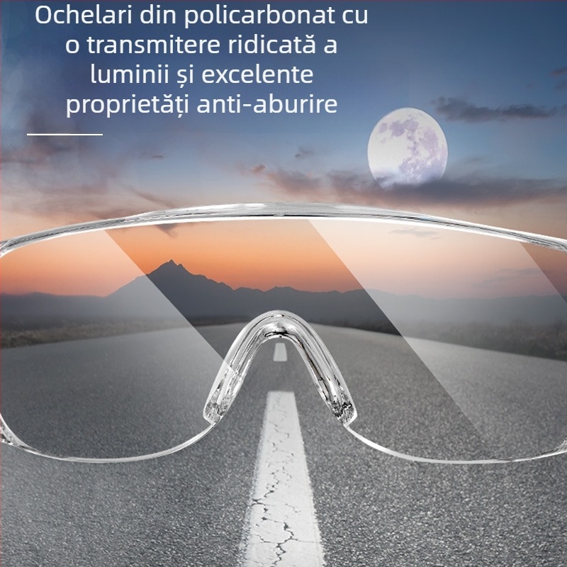 Ochelari de protecție pentru muncă - anti-splash, protecție împotriva vântului și praului, lentile transparente, seria Protecție la Locul de Muncă