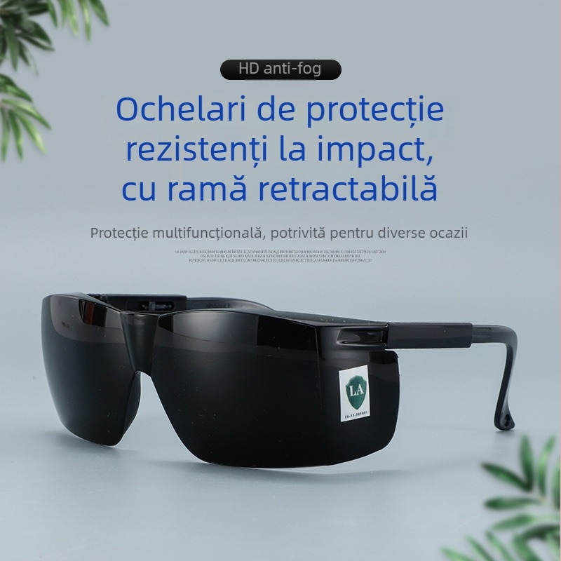 Ochelari de protecție, material PC, ramă reglabilă, model 027H-5, anti-impact, ochelari de ciclism rezistenți la vânt