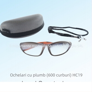 HC18 ochelari de protecție cu sticlă de plumb – anti-radiație, universal 0.75 mmpb, echivalent de plumb 0.5 mmpb