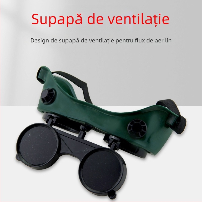 Ochelari de sudură cu reglaj automat al nuanței – ochelari de protecție pentru sudură electrică și arc cu argon, material PPT, lentilă 2 mm, antișoc