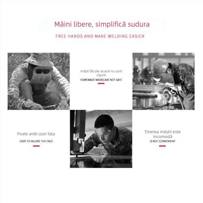 Ochelari de protecție pentru sudură — anti strălucire, protecție la vânt și praf, pentru polisare și tăiere — Brand: Yisheng
