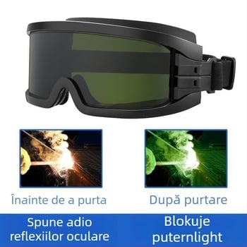 Ochelari de protecție pentru sudură, cu anti-reflexie, protecție împotriva radiațiilor și rezistență la impact