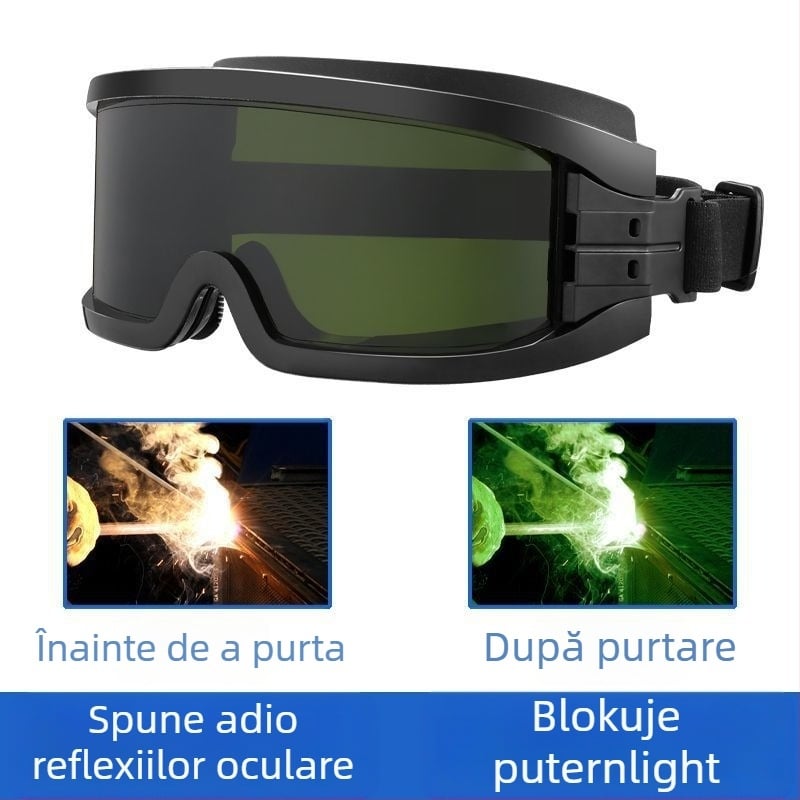 Ochelari de protecție pentru sudură, cu anti-reflexie, protecție împotriva radiațiilor și rezistență la impact