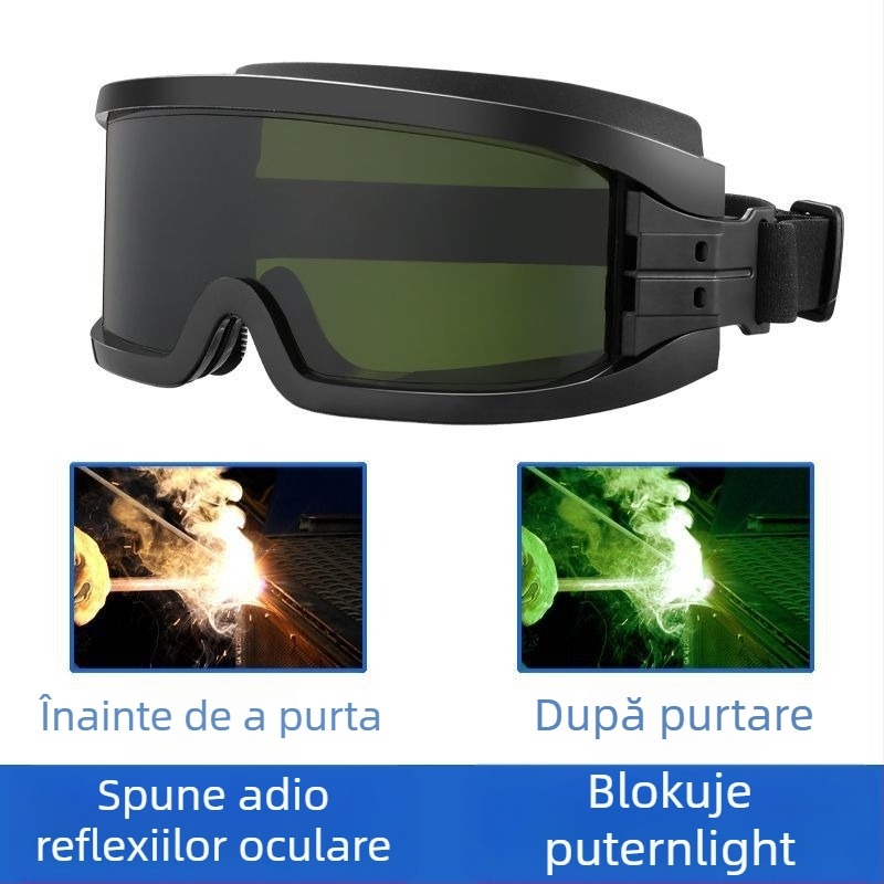 Ochelari de protecție pentru sudură, cu anti-reflexie, protecție împotriva radiațiilor și rezistență la impact
