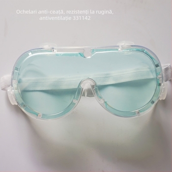 Ochelari de protecție cu anti-fog, anti-rugină și rezistenți la vânt, model 331141/331142, protecție oculară la șoc