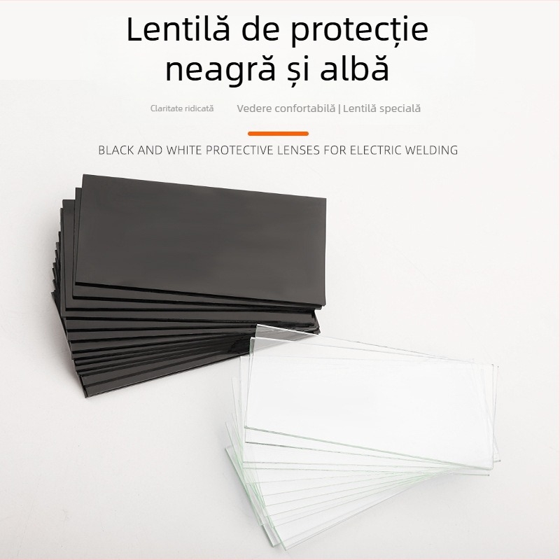 Orlis mască de sudură cu lentilă din sticlă, neagră, modelele 7, 8 și 9, protecție la sudură