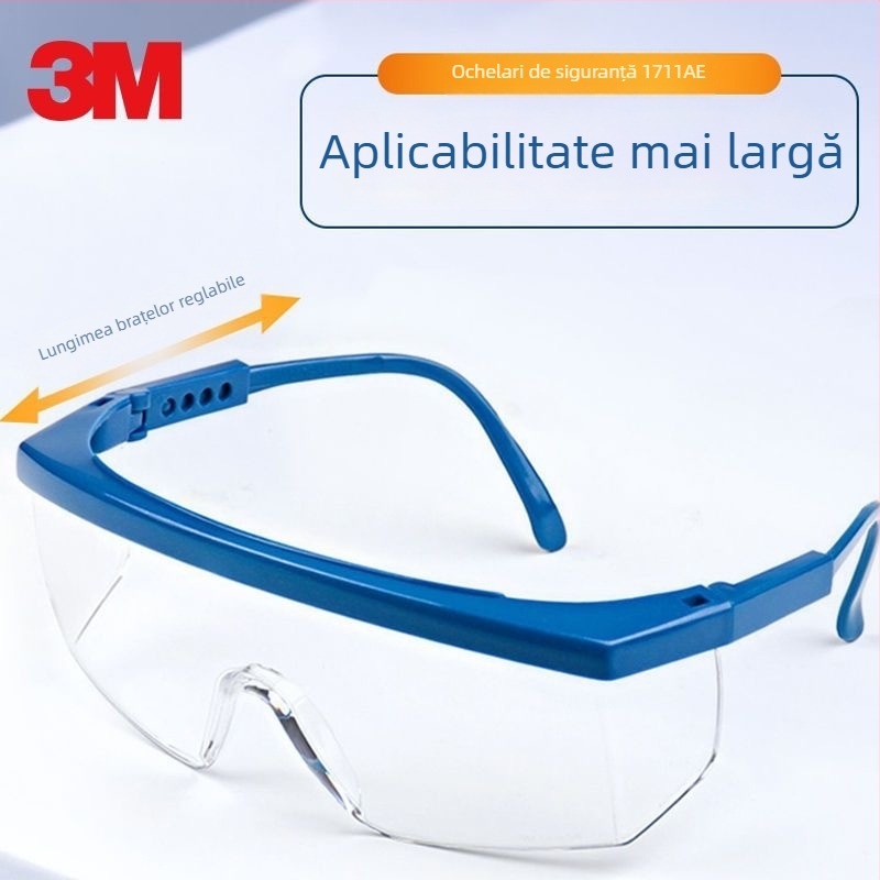 Ochelari de protecție pentru sudură, model 1711, material PC, cadru reglabil, lentile groase, transparență înaltă