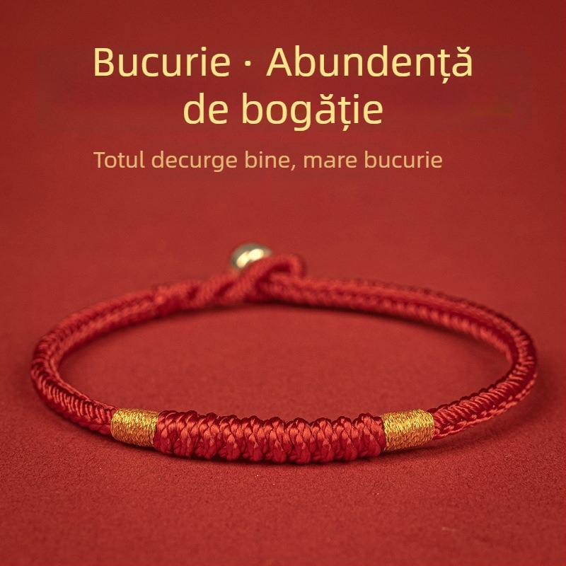 Brățară din cordon, tricotată manual, design original pentru cuplu; noduri: nod de diamant, nod fericire, nod de pace