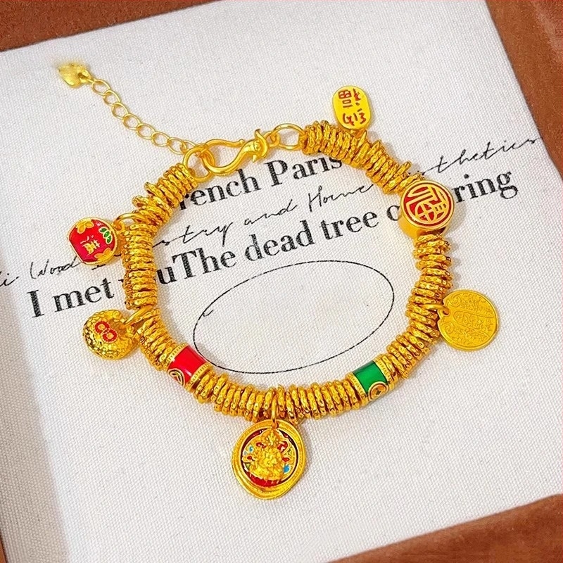 Brățară din aliaj, șnur împletit, pentru femei, lucrată manual