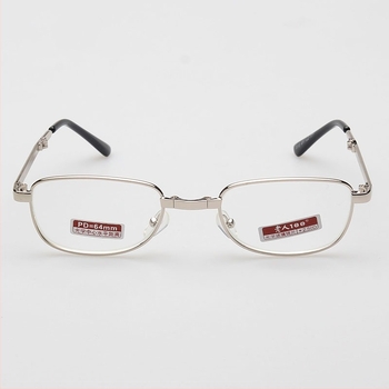 Ochelari de citit - Pliabile, Modelul 818, Lentile din sticlă, ramă din metal, Unisex (Modelul 818; Lentile din sticlă; Ramă din metal; Unisex)