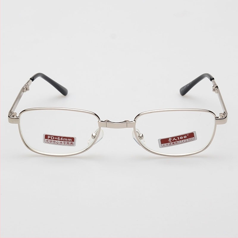 Ochelari de citit - Pliabile, Modelul 818, Lentile din sticlă, ramă din metal, Unisex (Modelul 818; Lentile din sticlă; Ramă din metal; Unisex)