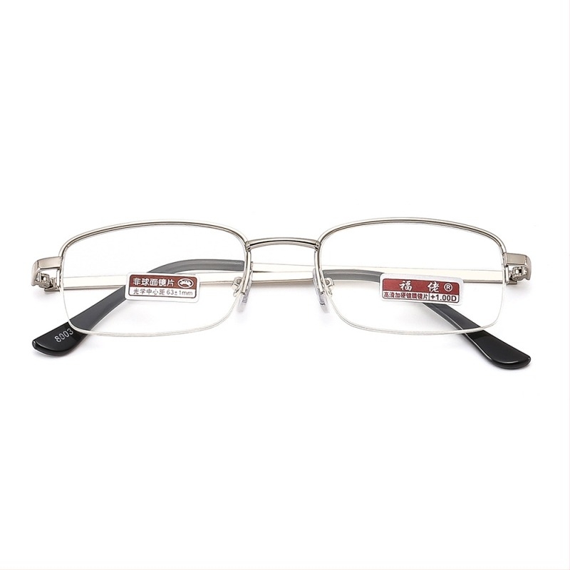 Ochelari de citit pentru bărbați, ramă completă, lentile din sticlă, protecție UV, anti ceață