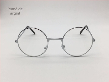 Ochelari de lectură pentru presbiopie, rame metalice rotunde, unisex, stil retro, ramă integrală, model 2222