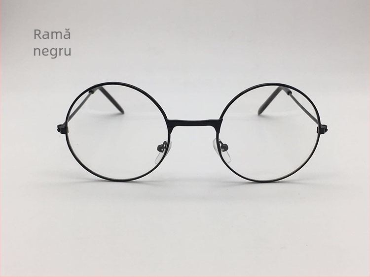 Ochelari de lectură pentru presbiopie, rame metalice rotunde, unisex, stil retro, ramă integrală, model 2222