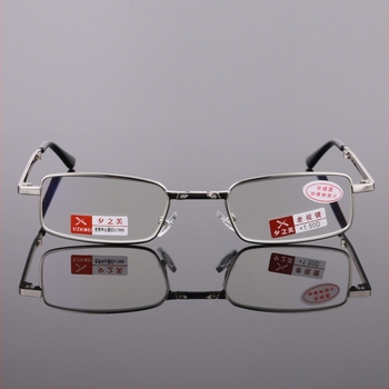 Ochelari de lectură, pliabili, anti-lumină albastră, lentile asferice, ramă din metal