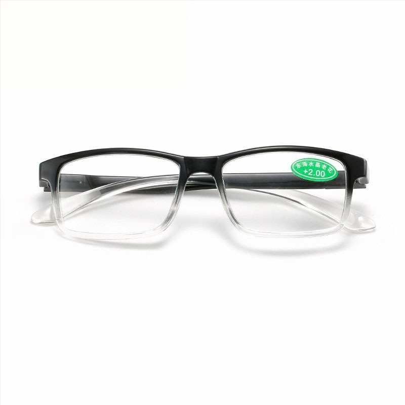 Ochelari de citit 206 Crystal – ramă completă, rame din plastic, lentile din sticlă, față ovală, adulți