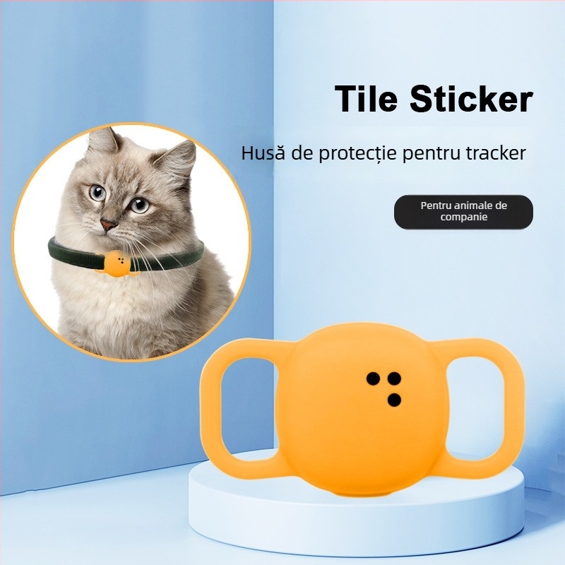 Husă de protecție din silicon pentru Tile Sticker 2024, localizator Bluetooth antipierdere