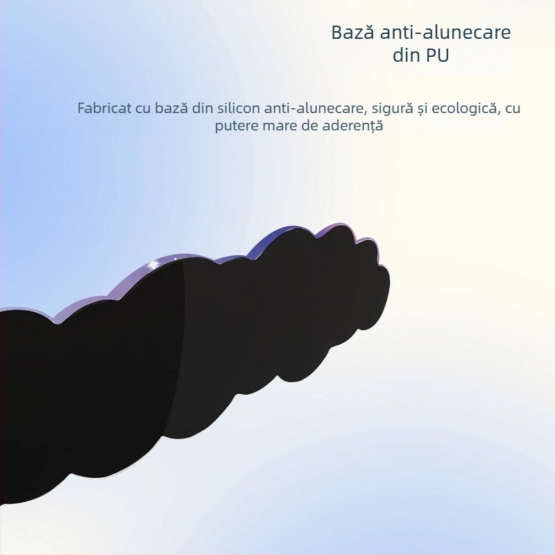 Sprijin pentru încheietura mâinii pentru birou, silicon impermeabil, model inspirat din nori, 330 g