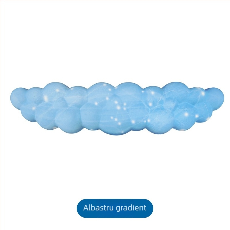 Sprijin pentru încheietura mâinii pentru birou, silicon impermeabil, model inspirat din nori, 330 g