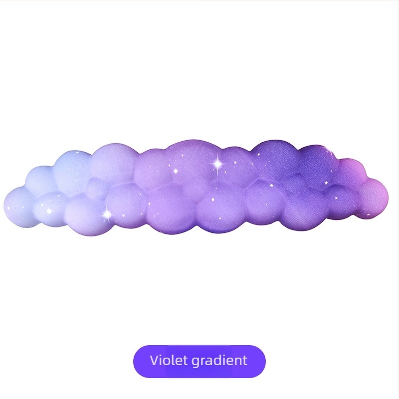 Sprijin pentru încheietura mâinii pentru birou, silicon impermeabil, model inspirat din nori, 330 g