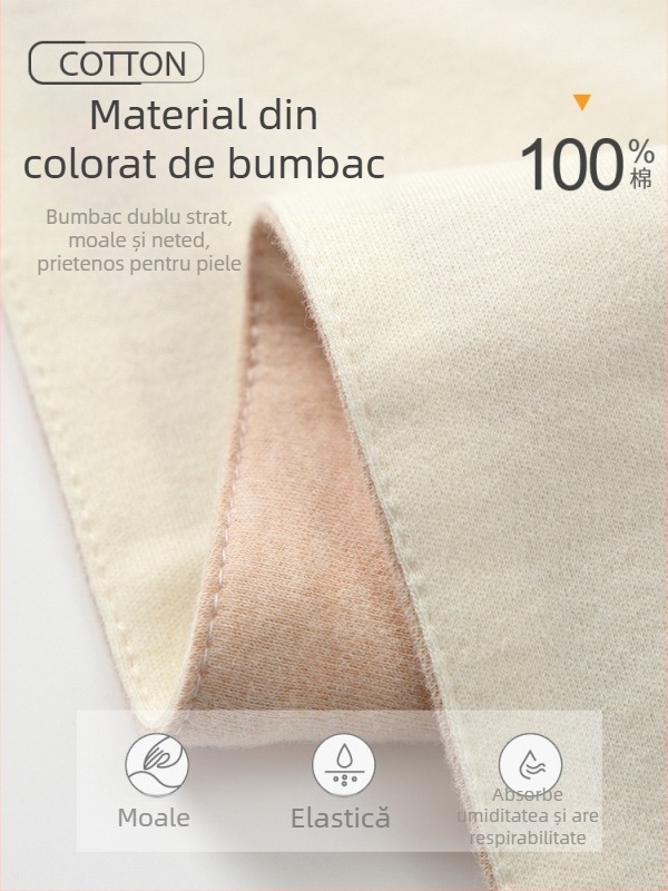 Bibs triunghi Gebornla/Song Bella, bumbac peste 95%, imprimeu cartoon, siguranță Clasa A, pentru sugari și copii 1–3 ani