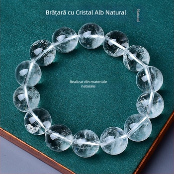 Brățară din cristal, cu șnur elastic, fără pietre laterale, ambalaj individual, lansare primăvara 2025.