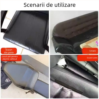 Bandă de reparare pentru piele cu bază din pânză, adeziv topit la temperatură înaltă, vâscozitate mare, miez din tub de hârtie
