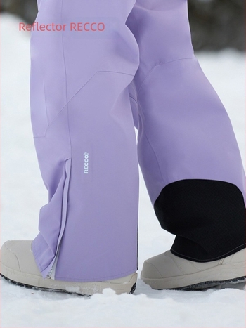 Pantaloni de schi outdoor, din poliester, impermeabili, rezistenți la frig și respirabili