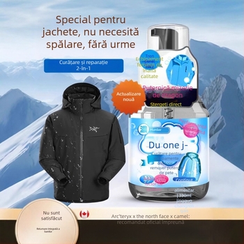 Detergent pentru jachete, reparație a vopselei impermeabile, sigur pentru materiale, 330 ml, marcă autohtonă