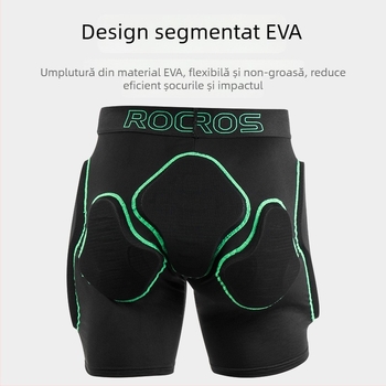 Șorțuri de protecție pentru șolduri la schi - unisex (material Nylon Brush Lycra; căptușeală Nylon mesh; umplutură 10 mm spumă)