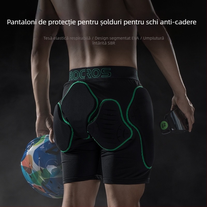 Șorțuri de protecție pentru șolduri la schi - unisex (material Nylon Brush Lycra; căptușeală Nylon mesh; umplutură 10 mm spumă)