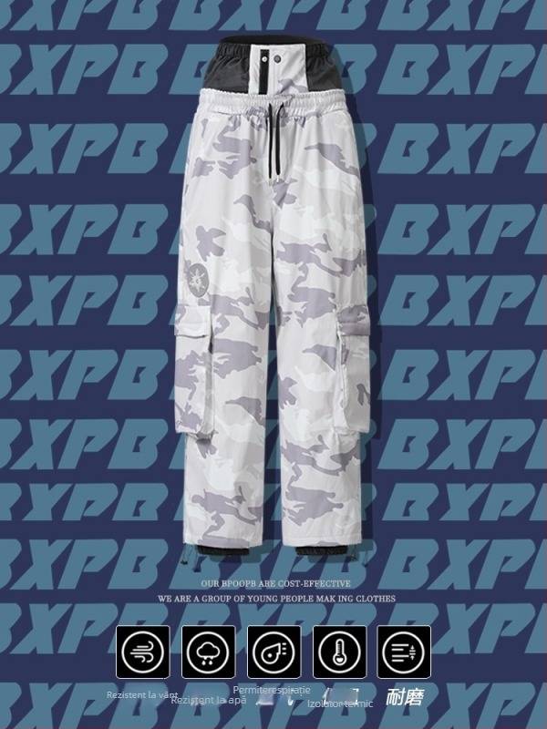 Set ski din două piese: jachetă și pantaloni – cald, impermeabil, rezistent la vânt, respirabil, rezistent la uzură.