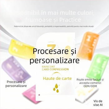 Pelerină de ploaie pentru întregul corp, de unică folosință, PE țesătură, pentru adulți, 001