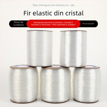 Fir elastic pentru mărgele, sârmă din spandex, material pentru mărgele țesut manual, durabil pentru brățări și coliere, primăvara 2025