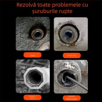 Enjoy Instrument de demontare pentru robinet unghiular — extractor pentru fire rupte, oțel crom-vanadiu, 1 set, uz casnic